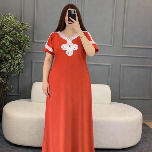 دشداشة طويل خامة فانيلة فري سايز لحد وزن ٨٥ - Image 7