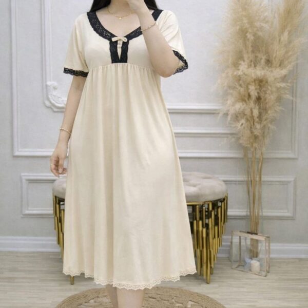 دشداشة قصير خامة فانيلة فري سايز لحد وزن 80 - Image 5