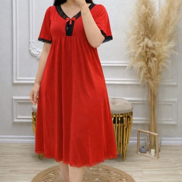 دشداشة قصير خامة فانيلة فري سايز لحد وزن 80 - Image 3