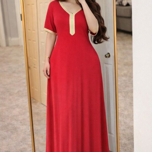 دشداشه فانيله طويله فري سايز يلبس لحد وزن 85 - Image 8