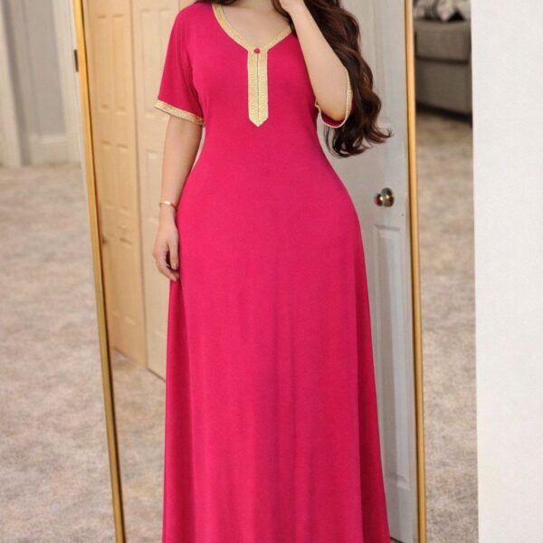 دشداشه فانيله طويله فري سايز يلبس لحد وزن 85 - Image 3