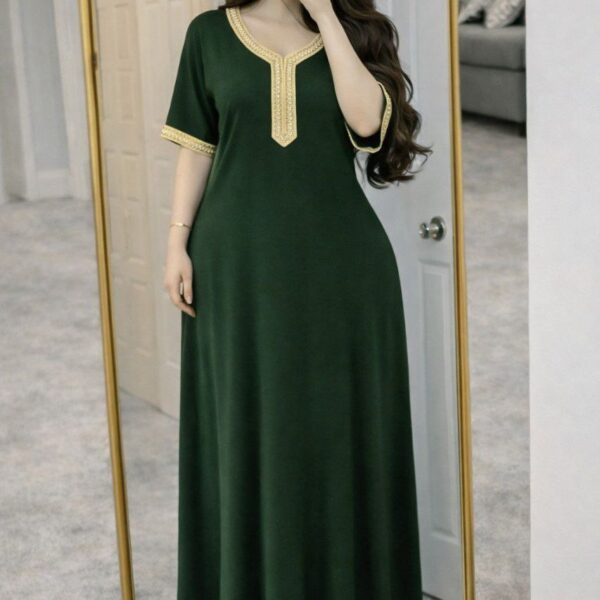 دشداشه فانيله طويله فري سايز يلبس لحد وزن 85 - Image 2