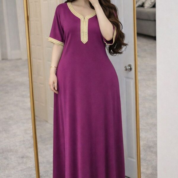 دشداشه فانيله طويله فري سايز يلبس لحد وزن 85 - Image 5