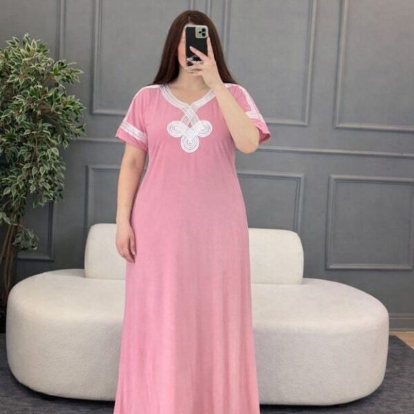 دشداشة طويل خامة فانيلة فري سايز لحد وزن ٨٥