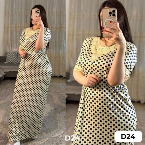 دشداشه طويل الخامه فانيله القياس فري سايز يلبس لحد وزن 90